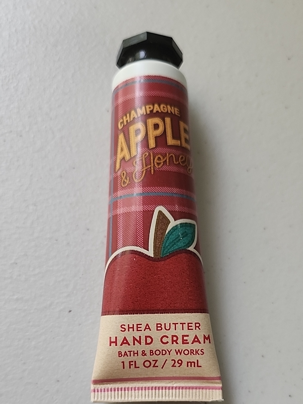 Bath & Body Works Red Plaid Champagne Apple & Honey Hand Cream